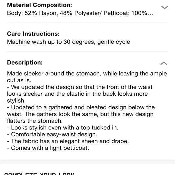 Uniqlo Gather Skirt - Picture 6 of 6